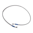 thumbnail image 4 of VONKY Motorcycle Brake Oil Hose Line Pipe Fitting Stainless Braided Steel Silver 110cm 5Set, 4 of 6