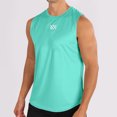 thumbnail image 1 of Styesk Tank Tops Men Fashionable Men's Round-neck Solid Color Mesh Drying Sleeveless, 1 of 6