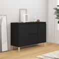 thumbnail image 1 of vidaXL Sideboard Black 101x35x70 cm Engineered Wood, 1 of 4