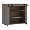thumbnail image 2 of Étagère à Chaussures Empilable en Métal à 4 Niveaux avec Tablettes Ajustables, Armoire de Rangement à Chaussures Moderne pour Garde-Robe et Entrée, Contient 9 Paires, Conception Robuste, 2 of 6
