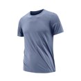 thumbnail image 1 of LNWUY Men's Plus Size Short Sleeve UPF 50+ T-Shirt Quick Dry Rash Guard Athletic Running Swim Top Tee Performance Water Shirts Blue XXXXL, 1 of 7