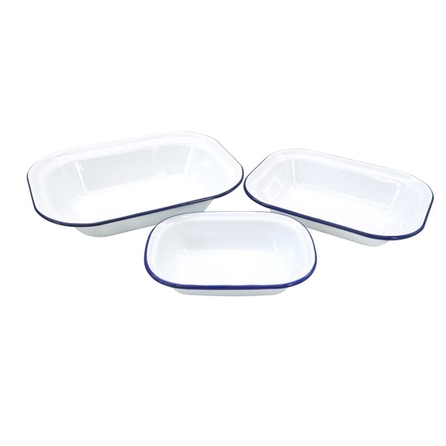 Enamel Pie Dish Set
