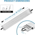 thumbnail image 4 of EastVita 8-13 Ft Telescoping Aluminum Work Plank, Scaffold Platform, Non-Slip, 4 of 8