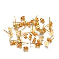 thumbnail image 2 of Langgg Earring Stud Base Handmade Popular Personality Ear Pins Setting Lady Daily Wear DIY Jewelry Making Tool Time Supplies Gold 5mm 1Set, 2 of 6