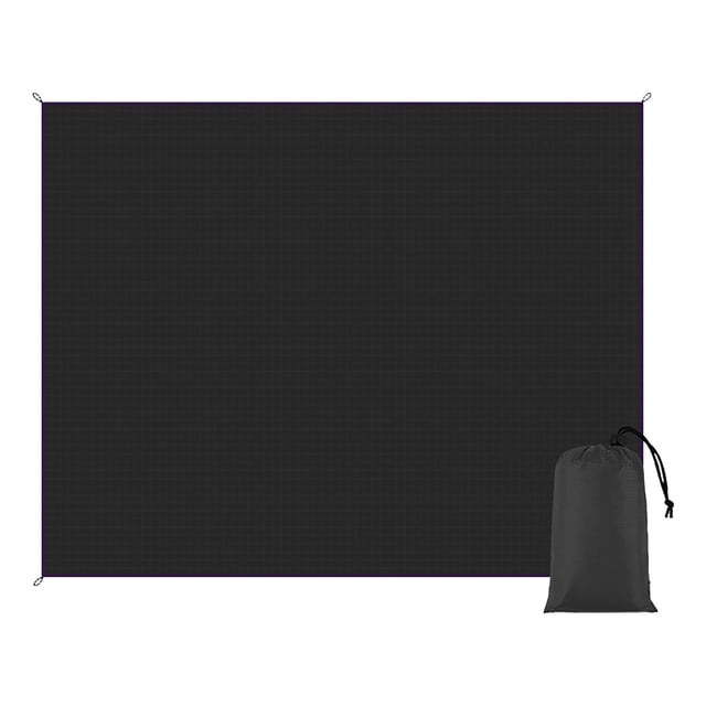 Eky Couverture de Plage Imperméable et Anti-Sable, Surdimensionnée Légère Durable Compacte Sans Sable, Grand Tapis de Plage pour Voyage Camping Randonnée Pique-Nique avec Sac de Rangement, Articles d'Été, 55.1"x59 Pouces