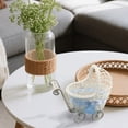 thumbnail image 3 of Miniature Woven Stroller for Wedding Candy Display and Pretend Play Home, 3 of 5