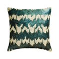 thumbnail image 1 of Pillow Cover, Decorative Teal Blue 18"x18" (45x45 cm) Throw Pillow Covers, Linen Sequins Throw Pillows For Sofa, Abstract Pattern Modern Style - Rapids, 1 of 3