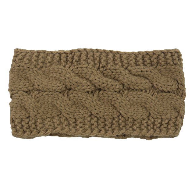Bandeau Automne Coupe-Vent Tête Élastique Multicolore Réglable en polyester Large Dames Oreille Muffs Accessoires de Cheveux pour les Filles Kaki