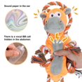 thumbnail image 4 of CBFFDC Soft Fabric Dog Toy Cute Cow Design Interactive Plush Dog Toy with Sounding Rope Cleaning Bite Resistant Soft Fabric Dog Toy, 4 of 6