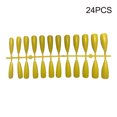 thumbnail image 4 of Nail Enhancement Tablets Chic Dot Design Not Susceptible to Allergies Frosted Texture Fake Fingernail Charming Manicure Tips JM-02Yellow, 4 of 7
