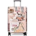 thumbnail image 1 of Travel Luggage Cover Suitcase Protector Fits 18-32 Inch Luggage Wheel Covers Patterned Travel Related Items Flower Luggage Protector Elastic Luggage Anti-scratch Suitcase Cover M, 1 of 5