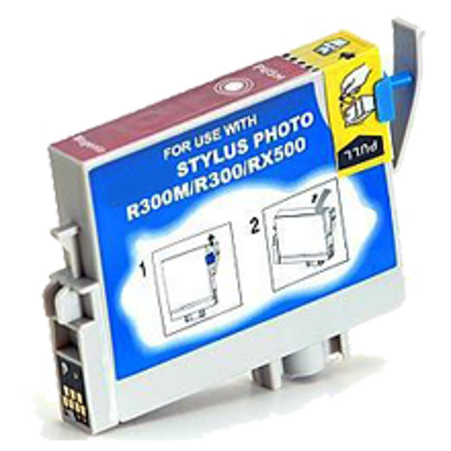 Zoomtoner Compatible pour Epson Stylus Photo R300 Epson T048620 Cartouche d'Encre / Jet d'Encre Magenta Clair