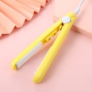 HLONK Clearance Under $5.00  Mini Hair Straightener 2 in 1 Straight and Curly Hair Flat Iron Ceramic Plate  Small Flat Iron  Mini Flat Iron for Short Hair  Mini Hair Straightener  Mini Cu