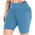 thumbnail image 1 of Wlynlyn Plus Size Biker Shorts for Women High Waisted Compression Yoga Tights Quick Dry Workout Shorts, 1 of 7
