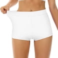 thumbnail image 1 of zanvin Bas de Bikini Taille Haute pour Femme Bas de Maillot de Bain, Blanc, G, 1 of 4