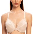 thumbnail image 3 of CHUANK Female Racerback Front Closure Unlined Underwire Bra for Women Black 34B, 3 of 4