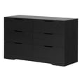 thumbnail image 2 of Commode 6 tiroirs pour Adulte, fini Chêne noir, collection Holland de Meubles South Shore, 2 of 10