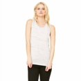 thumbnail image 1 of Bella Canvas Womens Flowy Scoop Blended Muscle Tank, M, White Marble, 1 of 3