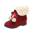 thumbnail image 2 of LSLJS Bottes de Neige pour Femmes Bottes d'Hiver Talon Rehaussé Isolation en Peluche Bottes Mi-Longues Extérieur Bout Rond Chaussures à Enfiler Bottes Décontractées, 2 of 7
