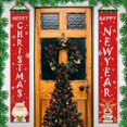 thumbnail image 1 of Merry Christmas Banners Outdoor Christmas Decorations  Porch Sign, 1 of 5