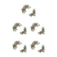 thumbnail image 2 of Ruiboury Romantic Wedding Arch With Fake Flowers Realistic Appearance No Withering Purple Peony 5Set, 2 of 6