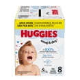 thumbnail image 3 of Huggies Snug & Dry Baby Diapers, Size 8 (46+ lbs), 96 Count, 3 of 9