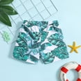 thumbnail image 4 of Hiiyo Toddler Boys Tropical Swimming Trunks Quick Drying Board Shorts Beach Bathing Suit, 4 of 7