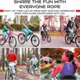 thumbnail image 2 of Bicycle Traction Belt Outdoor Children Bicycle Elastic Traction Rope MTB Bike Elastic Belt Reflective Stretch, 2 of 8