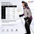 thumbnail image 2 of Savior Gants Chauffants pour Hommes et Femmes, Gants Électriques Chauffants Rechargeables, Adaptés au Travail Extérieur en Hiver, au Ski, au Cyclisme, à la Course, à la Randonnée, etc., 2 of 7