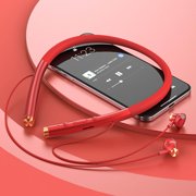 Meitianfacai Headphones, Earbuds Neckband Headphones,Waterproof Stereo Earphones with USB Fast Charging for Workout Gym Sport