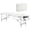 Blanc, variante sur HOMCOM Table de Massage Pliable à 3 Sections Salon Professionnel Canapé-Lit pour le Visage