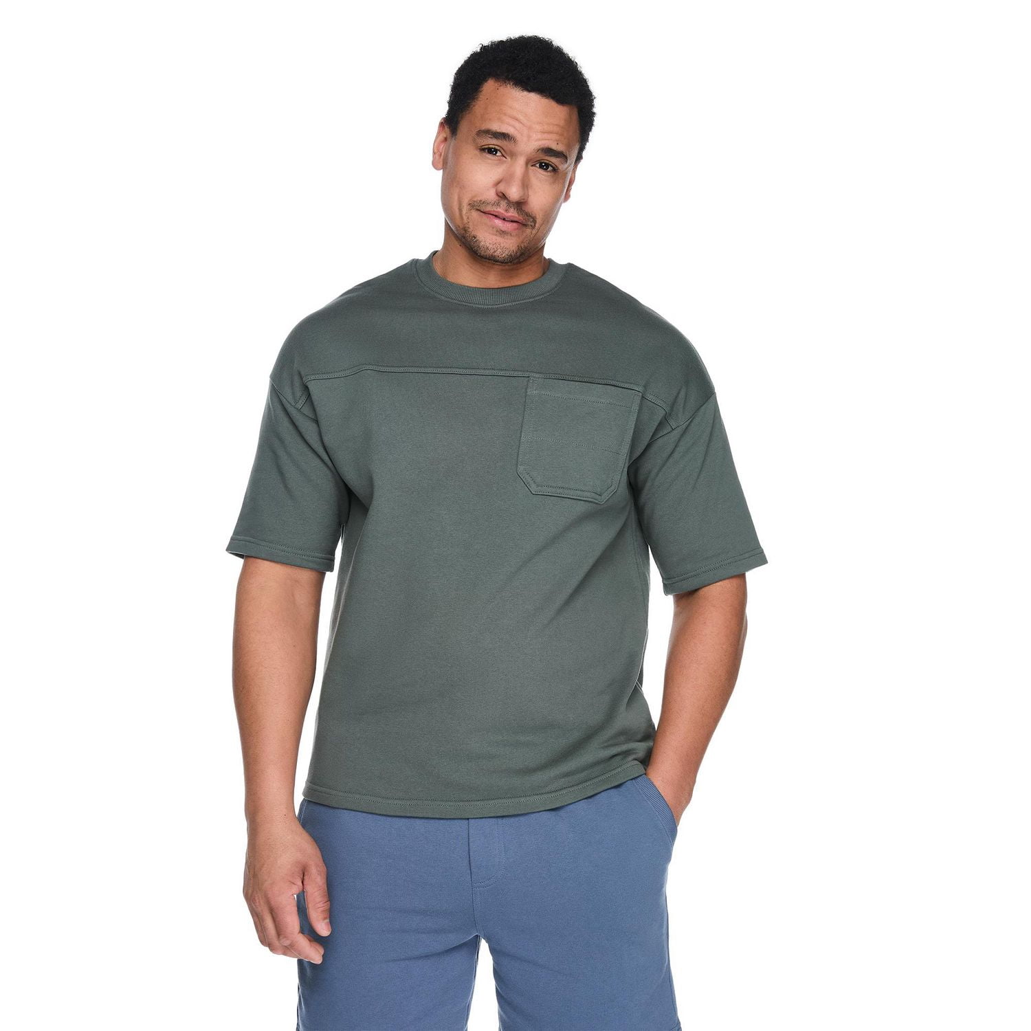 George Men's Heavy French Terry Popover
