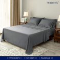 thumbnail image 2 of Subrtex Soft 1600 Thread Count Wrinkle Resistant Cotton and Tencil Sheet Set, 2 of 7