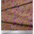 thumbnail image 2 of Soimoi polyester Crepe Fabric Brush Stroke Abstract Decor Fabric Printed Yard 52 Inch Wide, 2 of 3