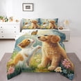 thumbnail image 2 of Erosebridal Ensembles de Douillette 3D pour Animaux de Compagnie Format Simple, Douillettes et Couettes Chat Chien Mignon, Déco de Chambre Jungle Groovy, Réversible 2 Pcs, 2 of 7