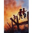 thumbnail image 1 of Qisvanset Old English Sheepdog Canvas Print 12x16 Inch Hallway Decor, 1 of 8