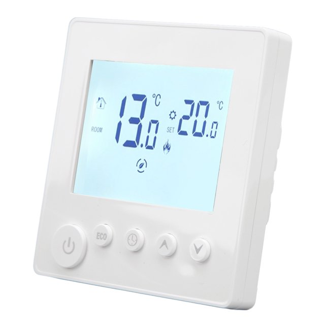 LCD Display Remote Control Programmable Thermostat, Timing Programmable Temperature Controller with NTC Sensor