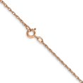 thumbnail image 4 of Diamond2Deal 10K Or Rose.7 mm Câble Cardé Chaîne Collier pour Femmes 20 Pouces, 4 of 6