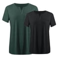thumbnail image 3 of tarylea 2 Pcs T-Shirts à Manches Courtes pour Femmes Grande Taille T-Shirts de Couleur Unie Col Rond T-Shirts Basiques Unis, 3 of 3