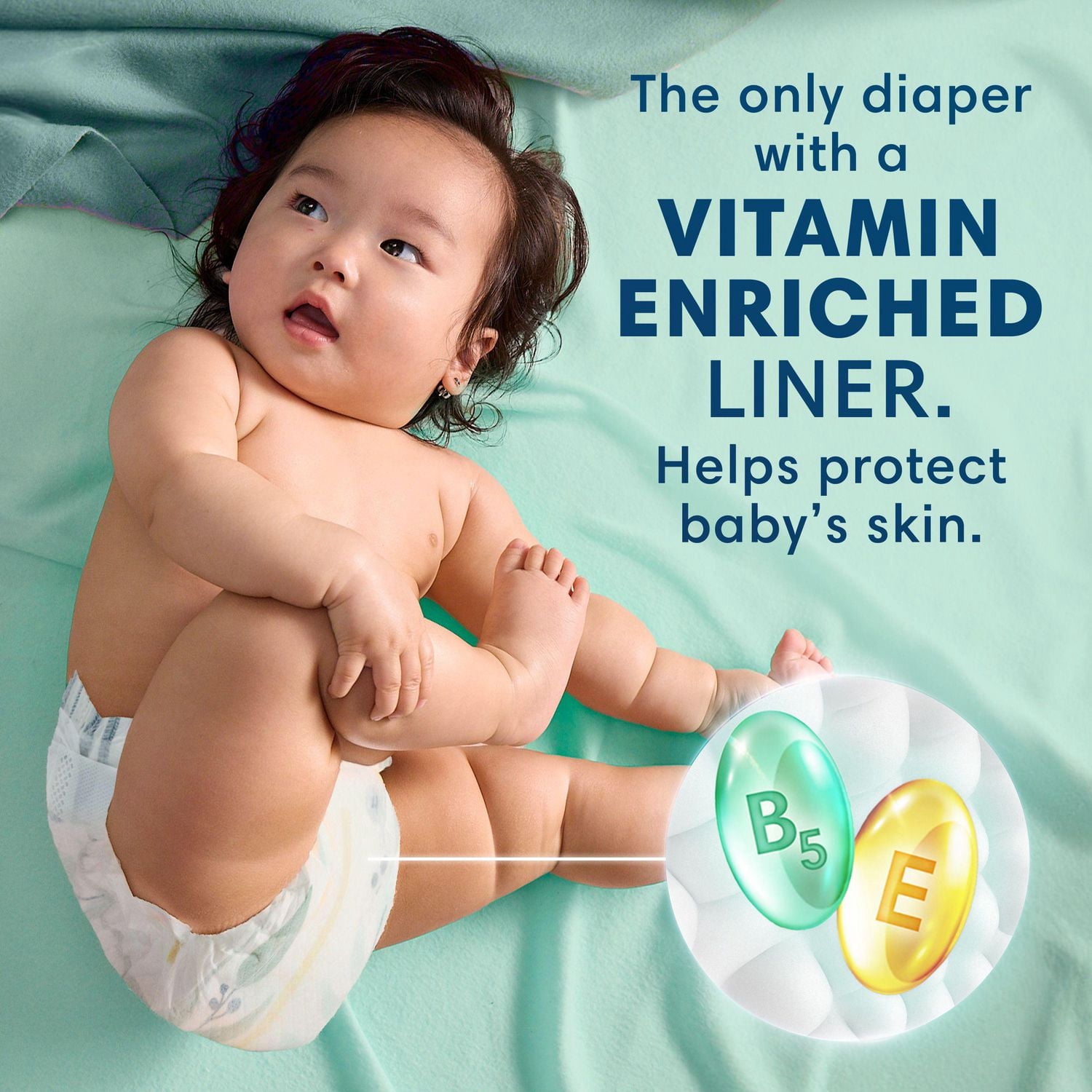 Pampers Pure Couches pour Bébé, Taille 6 (35+ lbs), 108, jusqu'à 100 % Anti-Fuites, Couches Douces Hypoallergènes de Qualité Supérieure