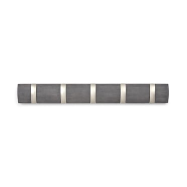 Umbra Flip Porte-manteau mural, bois flotté / nickel