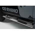 thumbnail image 3 of Go Rhino 105439987Ps Nerf Bar 1000 Series With Step Pads 5 Inch Oval Straight Polished Stainless Steel With Welded-Look Replaceable End Caps Rocker Panel Mount, 3 of 3