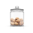 thumbnail image 2 of Ensemble de 2 Pots à Biscuits Ronds en Verre avec Couvercles Hermétiques JoyFul - 67 oz, 2 of 6
