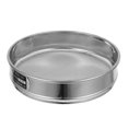 thumbnail image 2 of Stainless Steel Sieve Mesh Pan for Flour Sifting Soil Screening and Lab Testing, 2 of 9