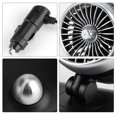 thumbnail image 4 of 12V Universal Car Electric Fan Dual Head 180° Rotatable Auto Air Cooling Dashboard Mount, 4 of 9