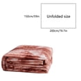 thumbnail image 3 of Yhmxh Throw Blanket for Couch Comfortable And Breathable Printed Drawstring Flannel Scandinavian Tie-type Velvet Office Conditioner Blanket Soft Cozy Fluffy Blanket Lightweight Travel Blanket, 3 of 6