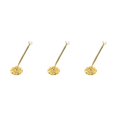 thumbnail image 2 of ZLight Ballpoint Pens Metal Wedding Ball Pen Guest Smooth Writing Tool Bank Counter Business Office Accessory Big Jewel/Gold 3Set, 2 of 6