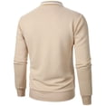 thumbnail image 3 of SHTXOZHI Causal Jackets for Men Zip Up Business Work Jackets Lightweight Long Sleeve Coats, 3 of 4