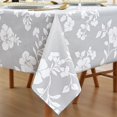 thumbnail image 2 of Fall Sunflower Vinyl Tablecloth Rectangle Plastic PVC Oilcloth Tablecloths Wipeable Table Cloth Cover for Foot Folding Tables Kitchen Dining Room Table Crafting x, 2 of 9