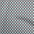 thumbnail image 1 of oneOone Rayon Black Fabric Asian Ikat Sewing Material Print Fabric By The Yard 56 Inch Wide, 1 of 4